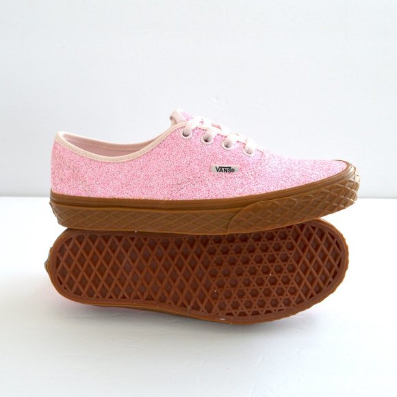 Vans authentic ice cream pink glitter sneaker shoes woman size 7 new sparkly - Picture 7 of 8